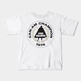 UOP Shadow CAN-AM Champions 1974 retro logo Kids T-Shirt